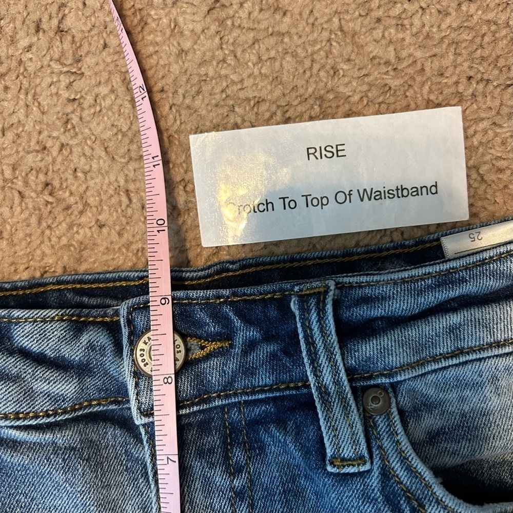 KanCan | Vintage High Rise Medium Tint Boyfriend Jean Women’s Size 25 - Picture 14 of 15